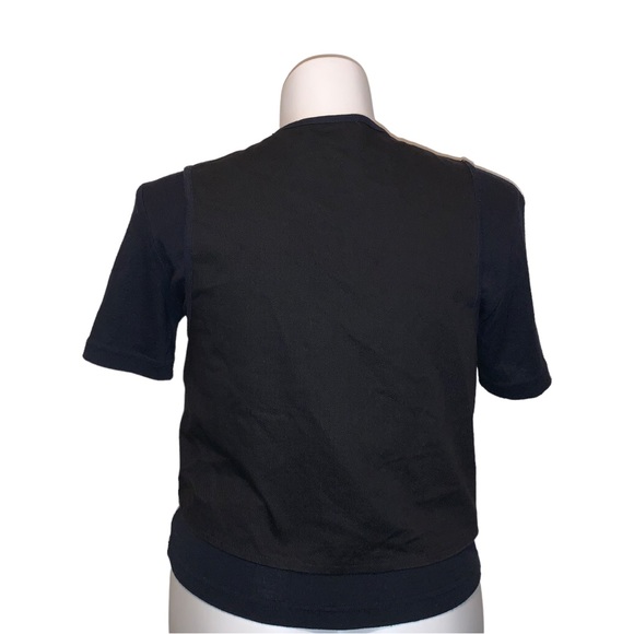 Vintage Aqua Blue 2Pcs Shirt/ Vest Set, Size M-L - Picture 13 of 16